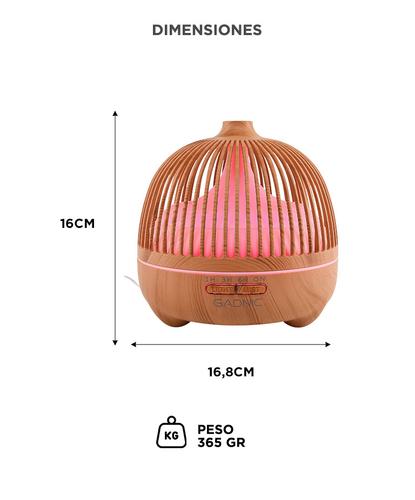 Humidificador Aromático Gadnic Aromaterapia Tipo Madera 500ml - 4
