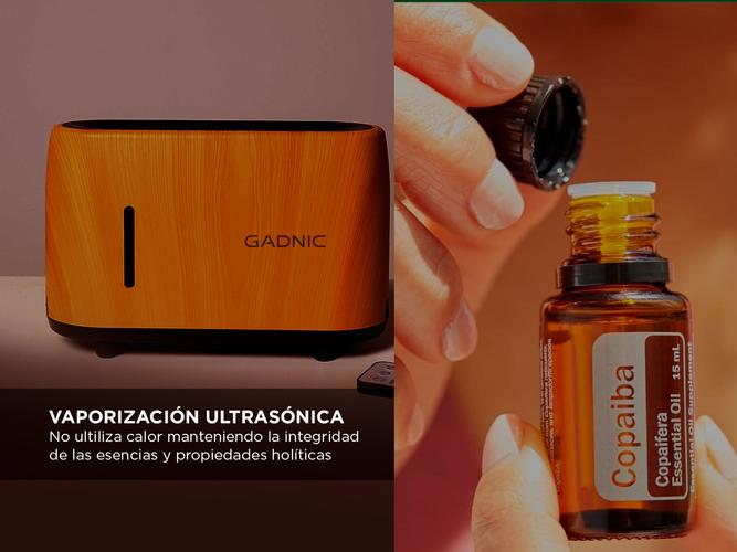 Difusor con Simulación de Llama Gadnic Humificador de 7 colores - 4