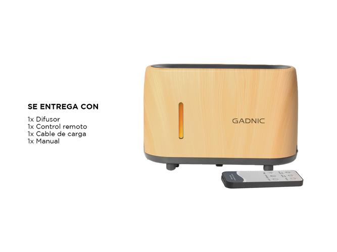Difusor con Simulación de Llama Gadnic Humificador de 7 colores - 6