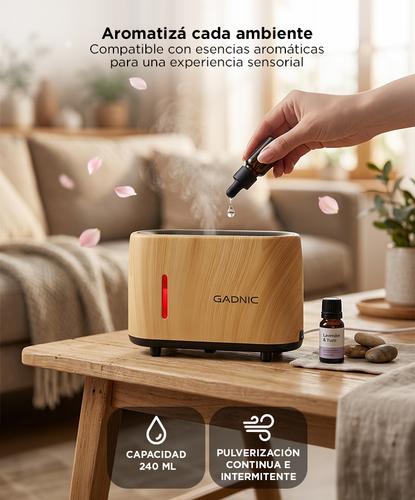 Difusor con Simulación de Llama Gadnic Humificador de 7 colores - 2