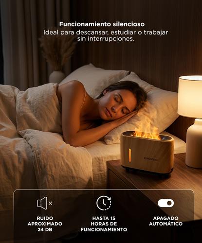 Difusor con Simulación de Llama Gadnic Humificador de 7 colores - 4