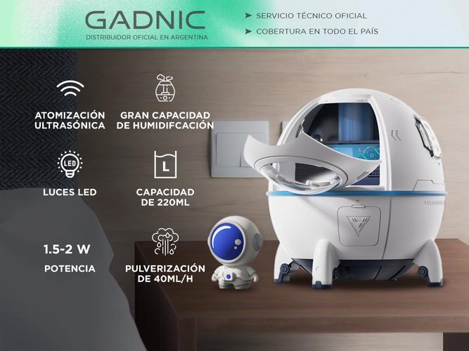 Humidificador Difusor Gadnic con Luces Led y Astronautas - 1