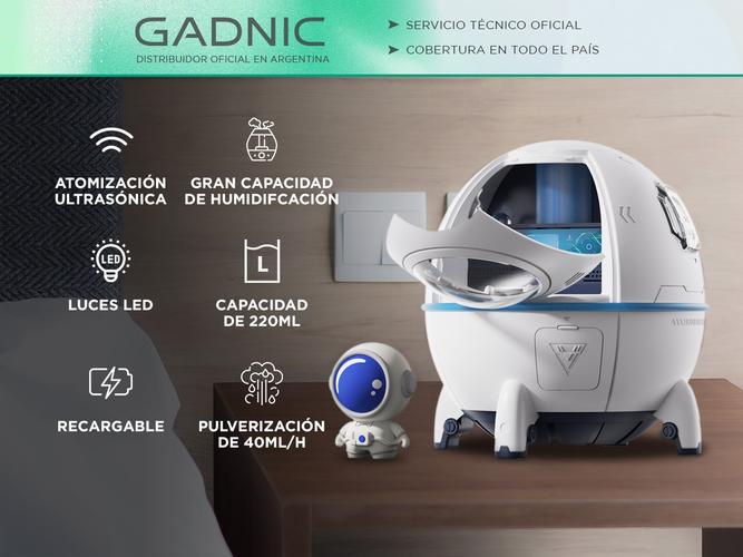 Humidificador Difusor Gadnic con Luces Led y Astronautas - 1