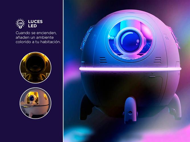 Humidificador Difusor Gadnic con Luces Led y Astronautas - 3