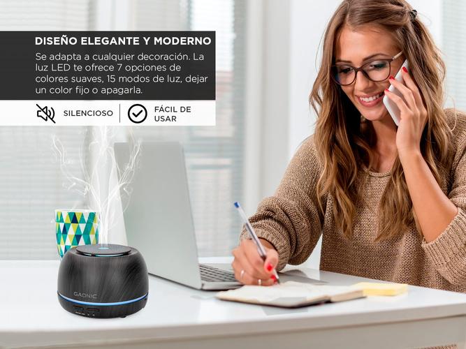 Difusor Aromático Gadnic Efecto Madera Usado - 3
