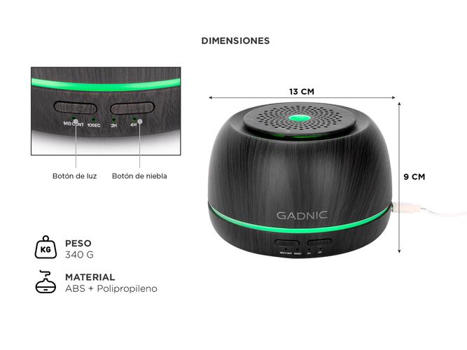 Difusor Aromático Gadnic Efecto Madera Outlet - 4