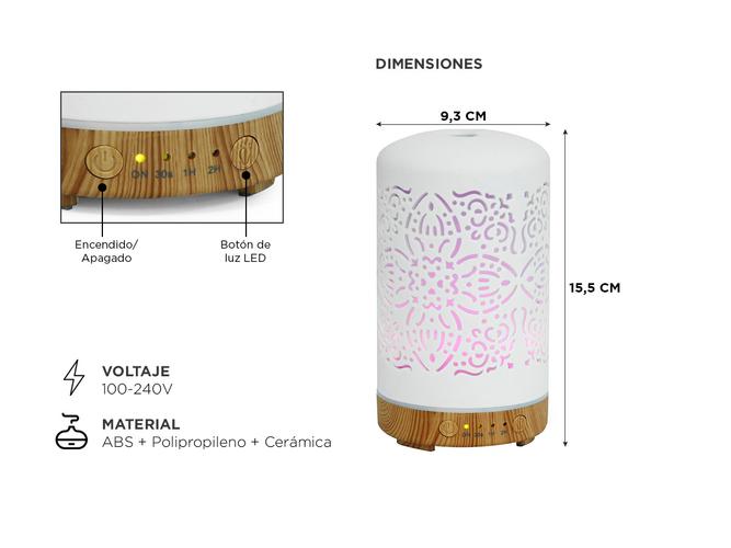 Difusor Aromático Gadnic Diseño de Mandalas - 5