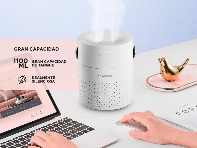 Difusor Gadnic DIF7000 Humidificador Aromatizante 1100mL Recargable Portatil - 2