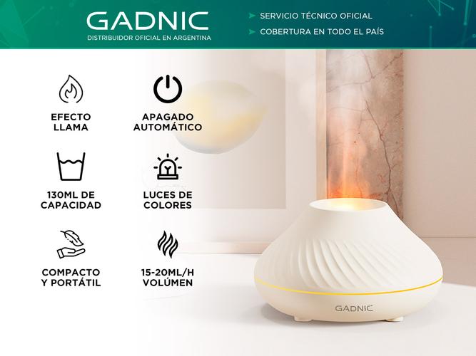 Difusor de Aromas Gadnic Efecto Llama - 1