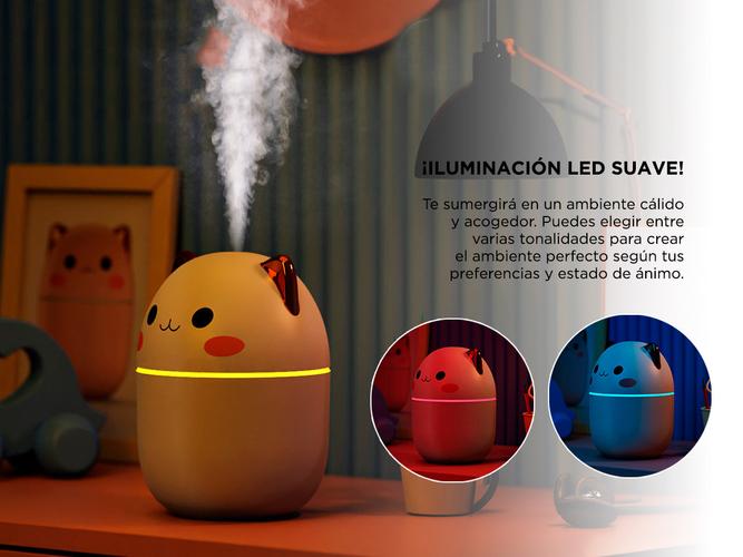 Humidificador Aromático Gadnic Gatito LED - 3