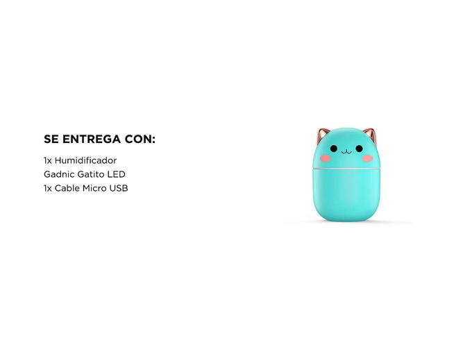 Humidificador Aromático Gadnic Gatito LED - 5