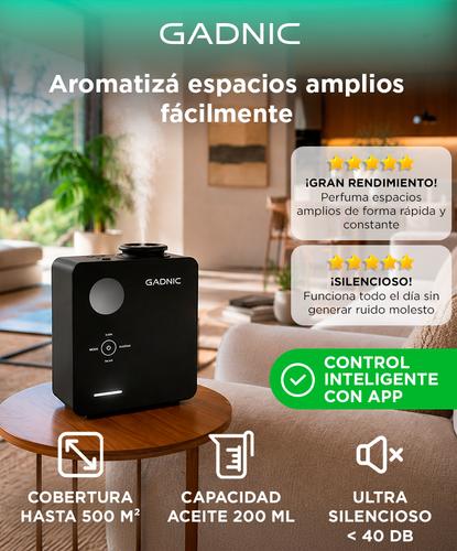 Aromatizador Inteligente Gadnic Profesional Cobertura Amplia 500m² Control Por App Ultra Silencioso Difusión Con Aceite Sin Agua - 1