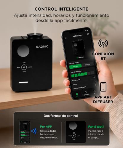 Aromatizador Inteligente Gadnic Profesional Cobertura Amplia 500m² Control Por App Ultra Silencioso Difusión Con Aceite Sin Agua - 3