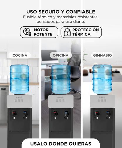 Dispenser de Agua Gadnic Aquara Classic 01 con Doble Canilla Fría Y Caliente  - 3