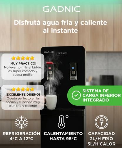 Dispenser De  Agua Gadnic Frio Calor Bidón Oculto 20 L  - 1