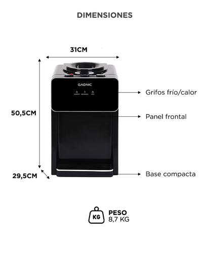Dispenser De Agua Gadnic Frio Calor Compacto Mesada - 5