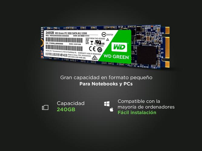 Disco Solido Ssd M2 240Gb WD Green - 2