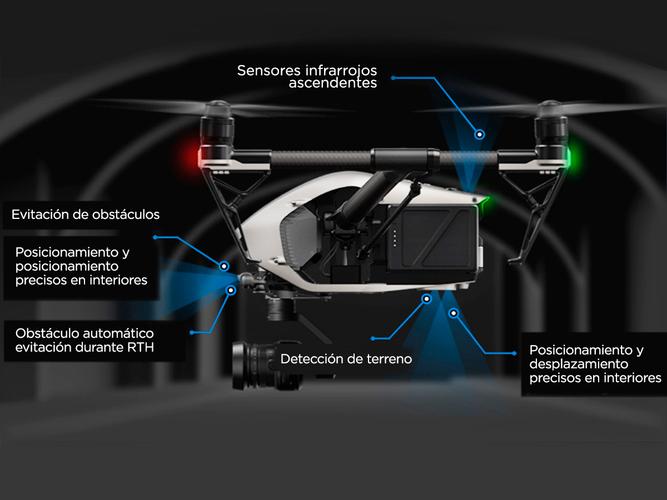 Drone Profesional DJI Inspire 2 con Camara X5S + Kit Avanzado Baterías - 5