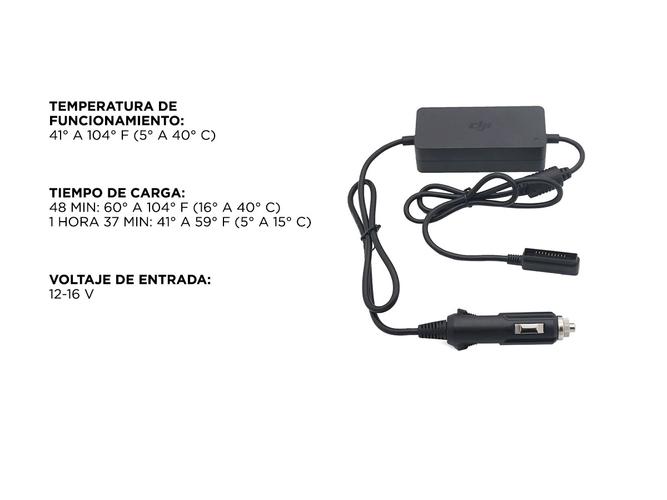Cargador de Auto DJI Para Drone Mavic Air 1 - 3