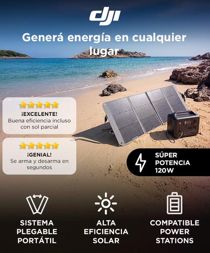 Panel Solar Portatil Zignes 120W DJI IP65 Plegable Compatible DJI Power 500 1000 2000 Energia Solar - 1