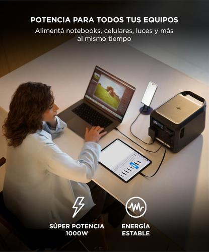 Estacion De Energia DJI Power 1000 Mini 1008Wh 1000W Carga Rapida UPS App Bateria LFP - 3