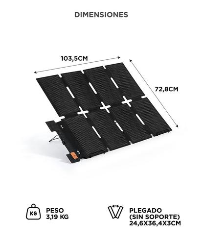 Panel Solar Portátil DJI ICBCPOWER 100W Plegable - 4