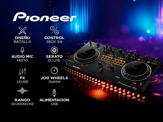 Controlador Dj Pioneer DDJ REV1 de 2 canales estilo scratch - 1