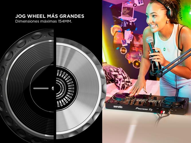 Controlador Dj Pioneer DDJ REV1 de 2 canales estilo scratch - 2