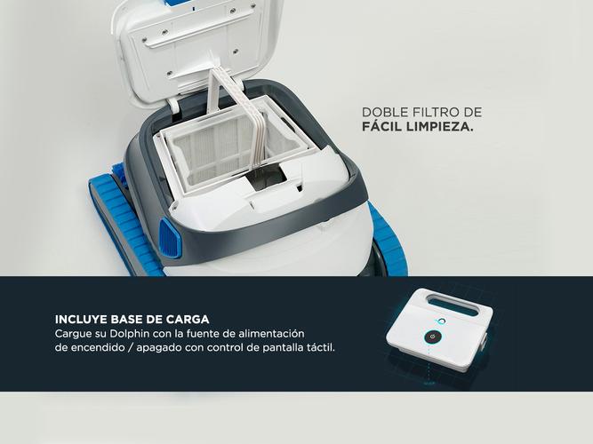Dolphin S200 Robot Barrefondo de Pileta 15m3/h Hasta 12mt Escaneo Inteligente - 5