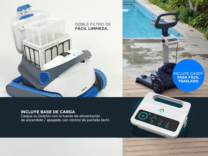 Dolphin S300i Robot Barrefondo de Pileta Bluetooth Control por App 15m3/h Hasta 12mt - 5