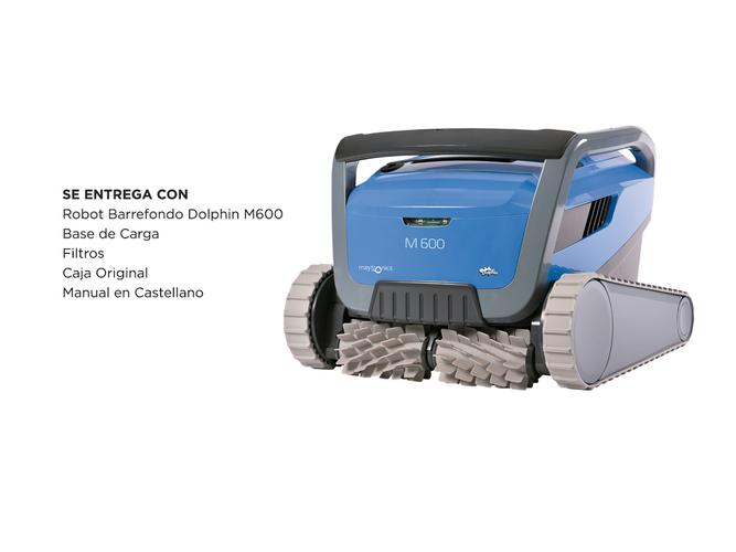 Robot Dolphin M600 Barrefondo paredes linea de flotacion Wifi - 6