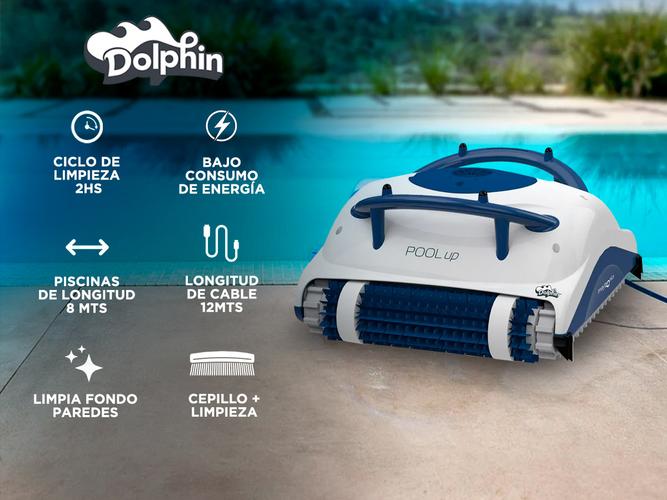 Robot Barrefondo Dolphin Pool Up para piscina - 1