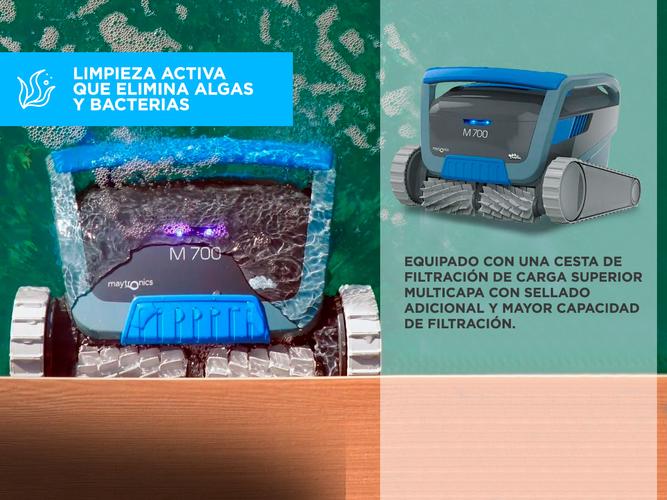 Robot Barrefondo Dolphin M700 Piscina Wifi - 3