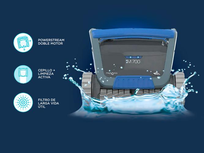 Robot Barrefondo Dolphin M700 Piscina Wifi - 4
