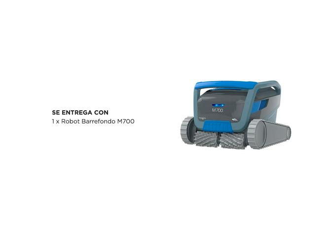 Robot Barrefondo Dolphin M700 Piscina Wifi - 6