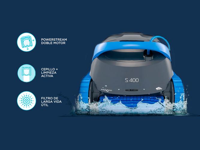 Robot Barrefondo Dolphin S400 Piscina Wifi - 5