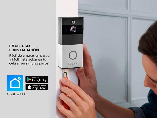 Portero Timbre WIFI Cámara Hd Sensor - 4