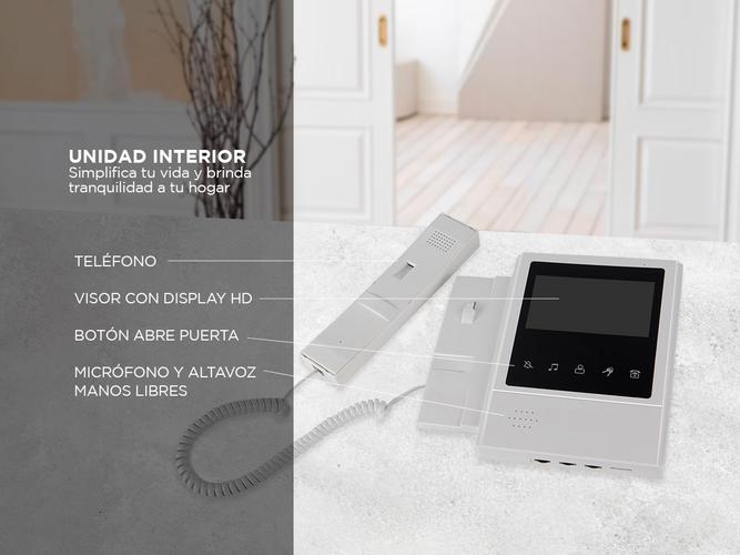 Portero Electrico Con Visor Gadnic Con Visión Nocturna y Micrófono  Usado - 3