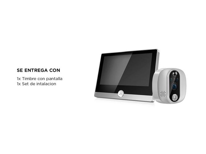 Timbre Gadnic con cámara mirilla puerta  - 6