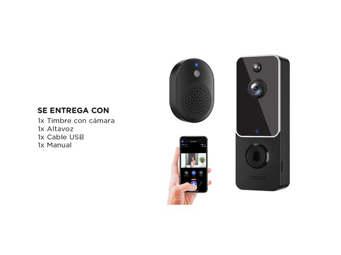 Cámara y Timbre Gadnic con Audio Bidireccional - 5