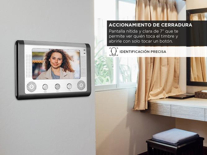 Portero Visor Electrico Timbre Gadnic Pantalla Lcd Con Camara - 2