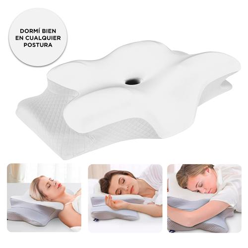 Almohada Inteligente Gadnic Espuma Memory Fresca Ergonómica Cervical   - 0