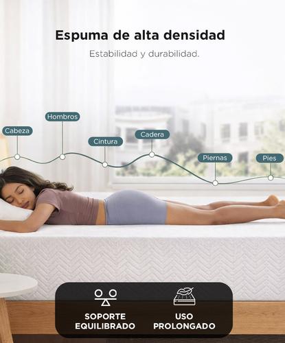 Colchón 1 plaza Rieti by Gadnic Espuma Memory En Caja  - 3