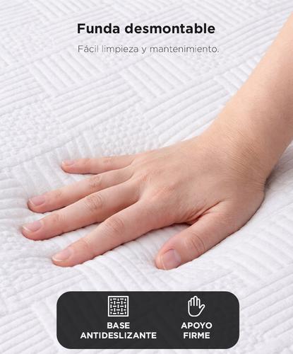 Colchón 1 plaza Rieti by Gadnic Espuma Memory En Caja  - 4