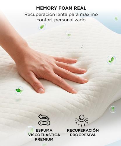 Almohada Cervical Memory Foam Inteligente Rieti by Gadnic Ergonómica Diseño Mariposa  - 3