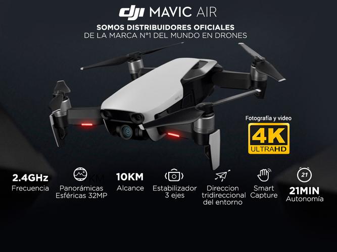 Drone DJI Mavic Air Cámara 4K 3 Ejes QuickShots Vuelta Casa - 1