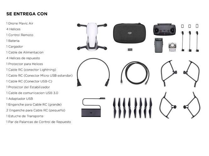 Drone DJI Mavic Air Cámara 4K 3 Ejes QuickShots Vuelta Casa - 6