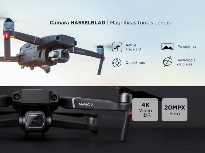 Drone DJI Mavic 2 Pro Fly More Combo Cámara Hasselblad 4K 3 Ejes Sensor Obstáculos - 2