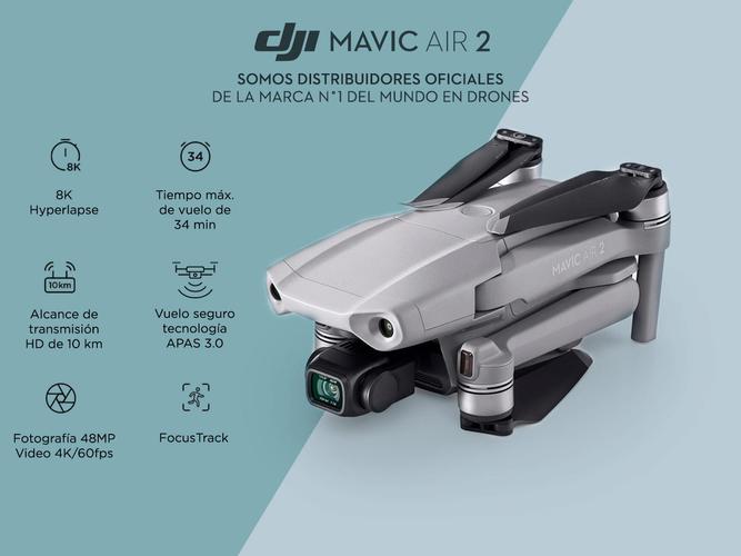 Drone DJI Mavic Air 2 c/ Cámara 4K 48Mpx HDR Vuelo Seguro APAS 3.0 - 1