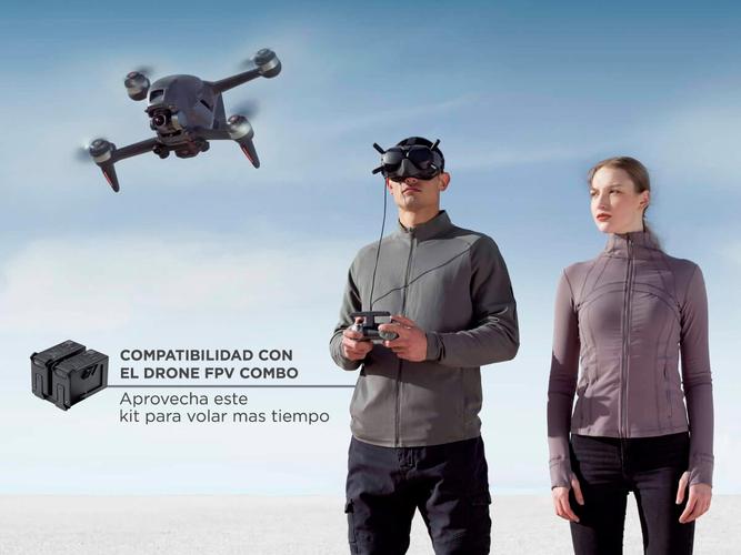 Baterias Drone DJI Fpv Fly More Kit + Hub de Carga - 4